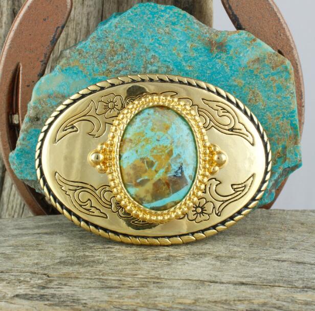 color of the belt buckle