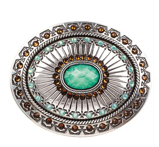 Gemstone Belt Buckle
