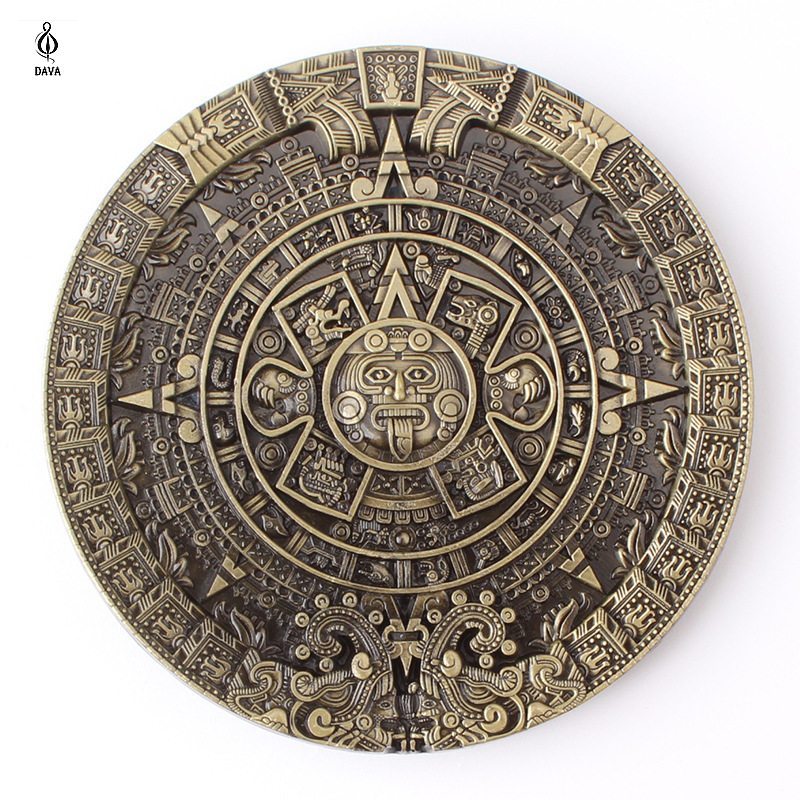 Aztec Calendar Belt Buckle