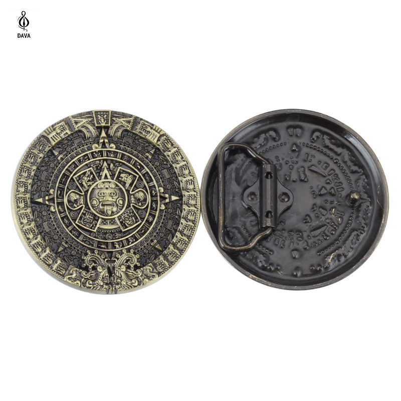Aztec Calendar Belt Buckle