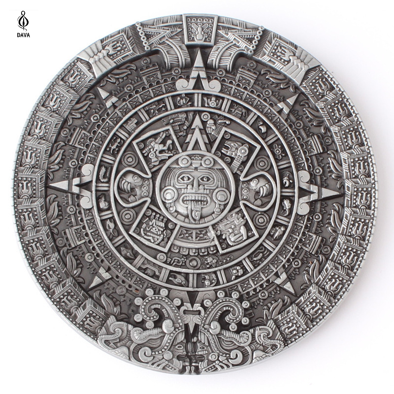 Aztec Calendar Belt Buckle